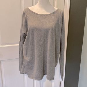 Shimera Cotton Cashmere Blend Tunic Sweater Size Large